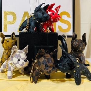 Fashion Bulldog Bag Charm
